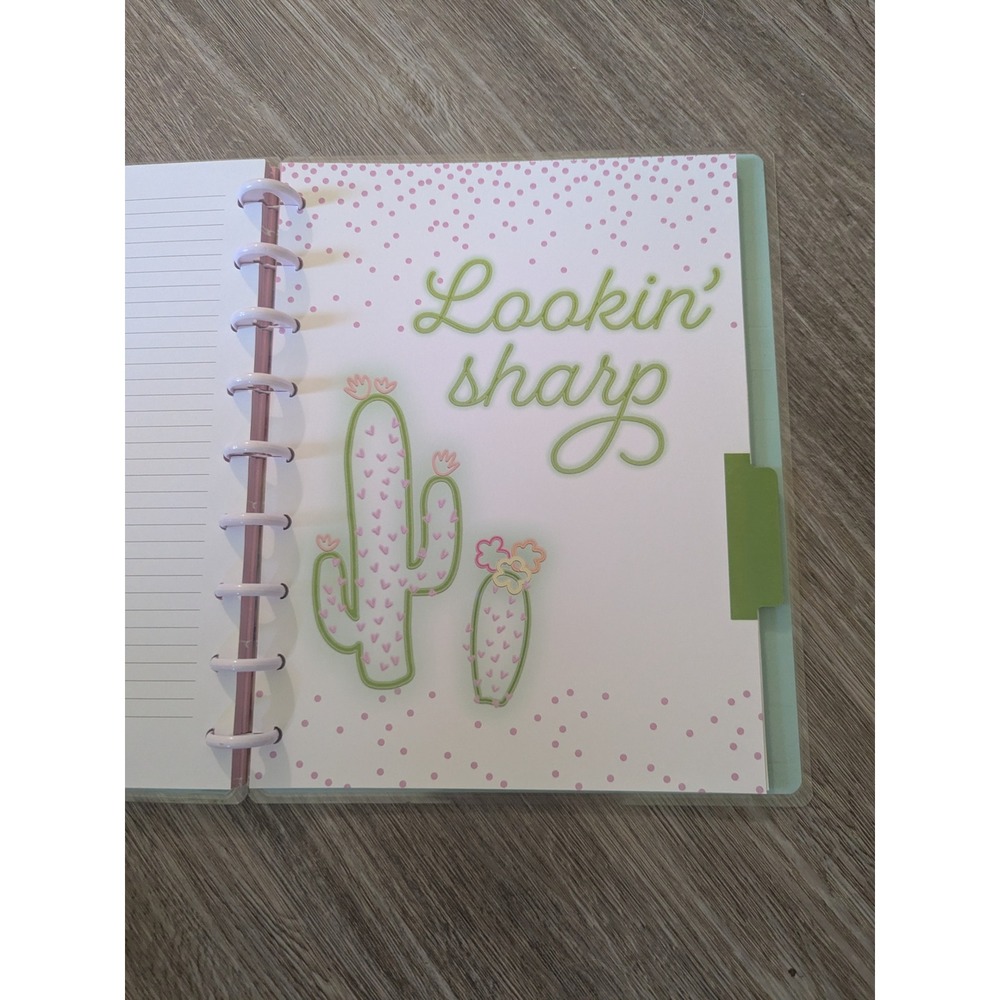 New Happy Planner Notes Disc Bound Notebook Seize The Day Undated Stickers - Picture 7 of 13